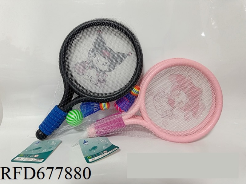 TWO ROUND RACKETS MIXED (KUROMI MELODY)