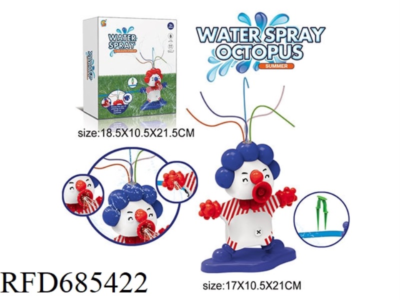 OUTDOOR WATER-SPRAYING CLOWN (SEALED BOX)