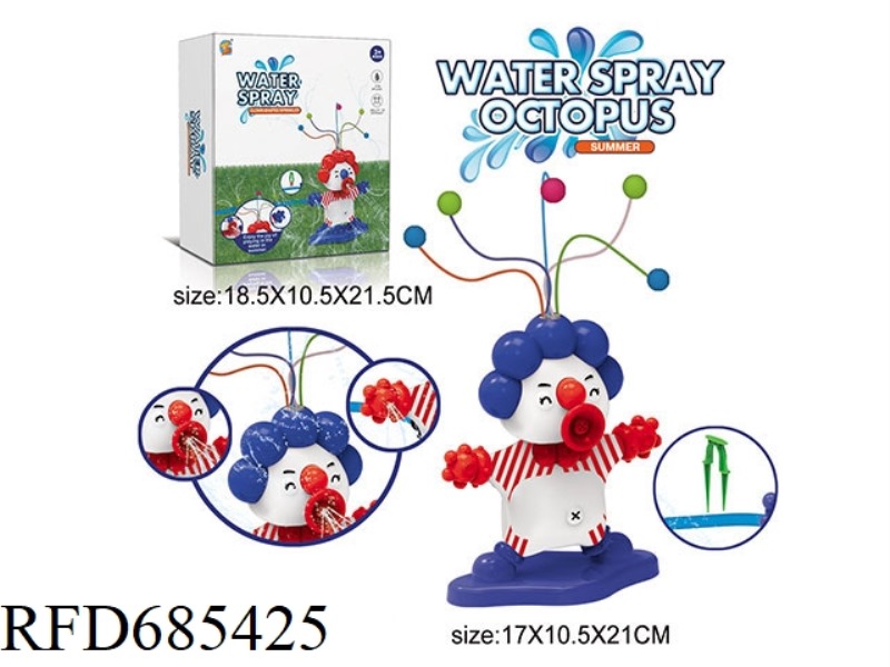 OUTDOOR WATER-SPRAYING CLOWN (SEALED BOX)