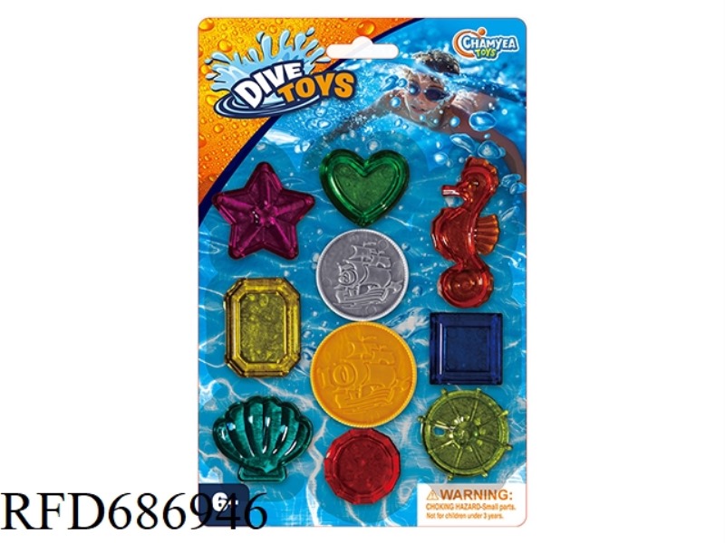 DIVING GEM GOLD COIN