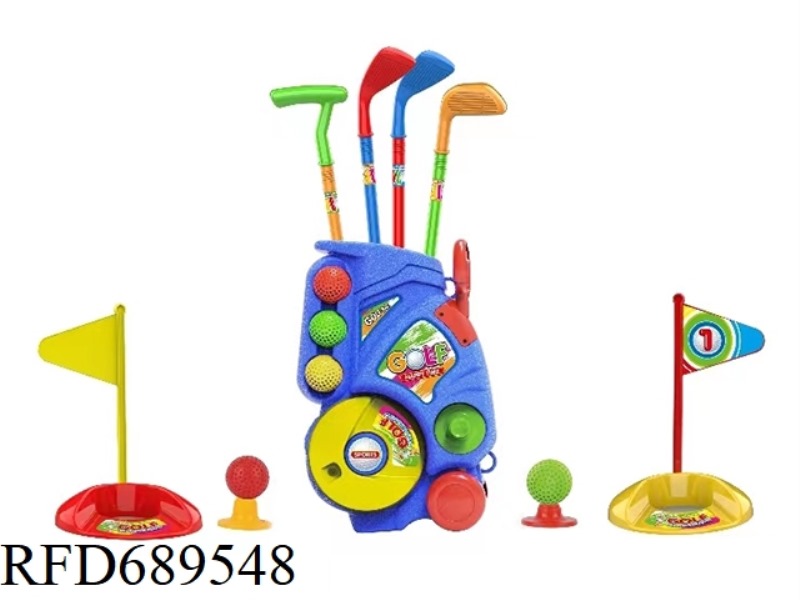 BACKPACK GOLF BARREL, 4 STROKES, 6 BALLS