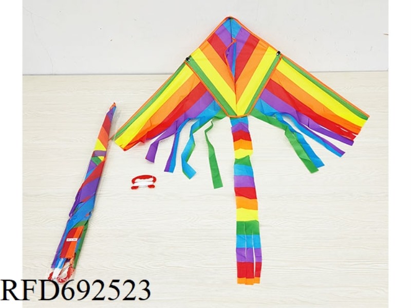 1.15-METER RAINBOW LONG-TAIL KITE (WITH STRING)