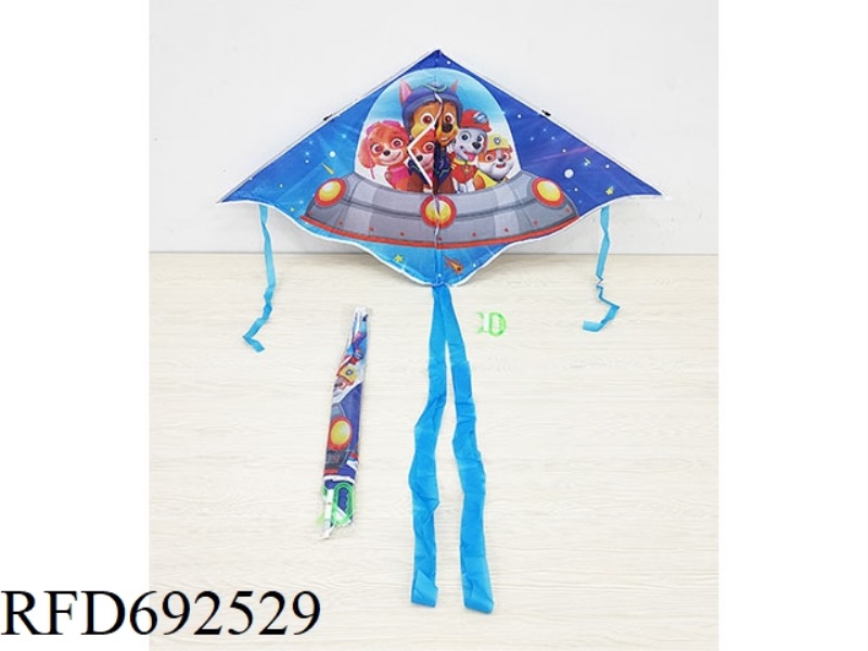 1.2-METER DIAMOND-SHAPED PAW PATROL KITE (WITH STRING)