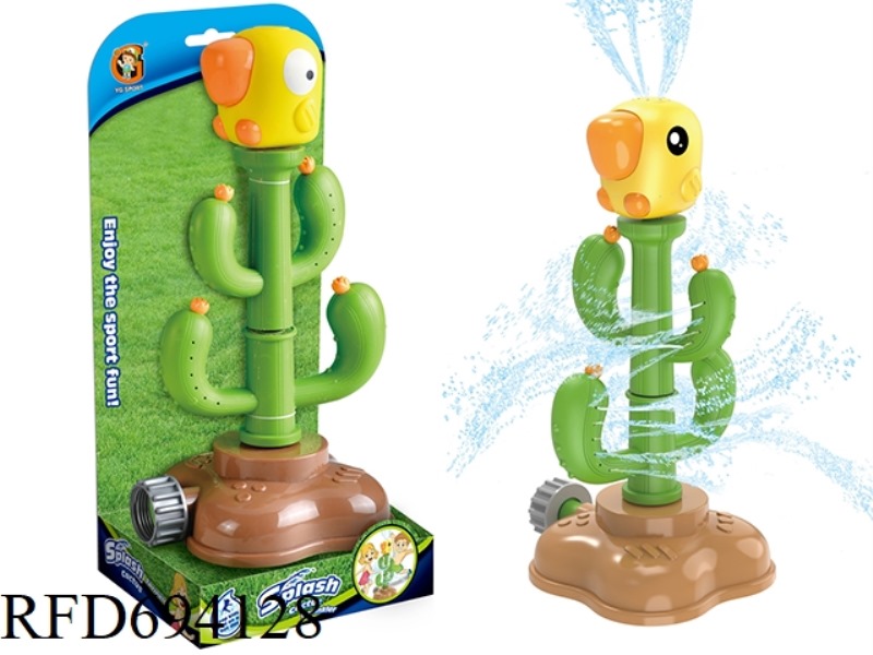WATER-SPRAYING CACTUS