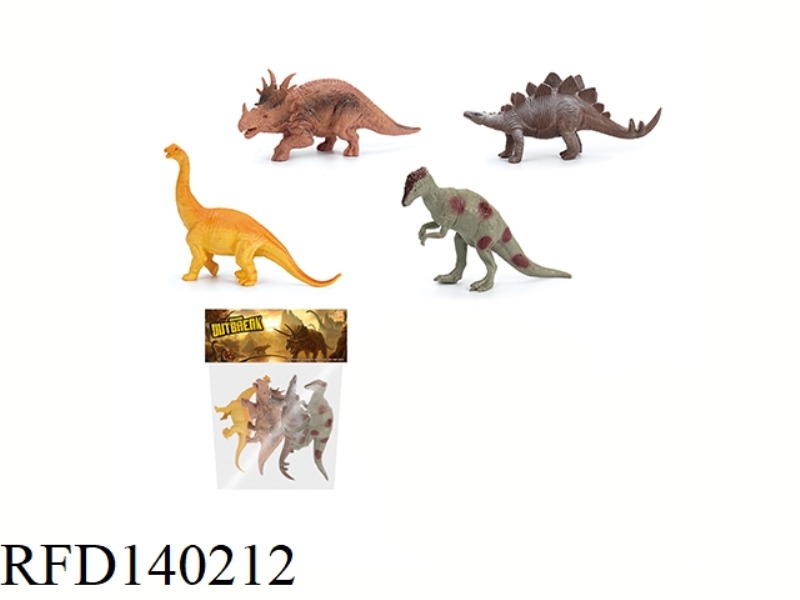 4PCS 5 INCH DINOSAUR SET