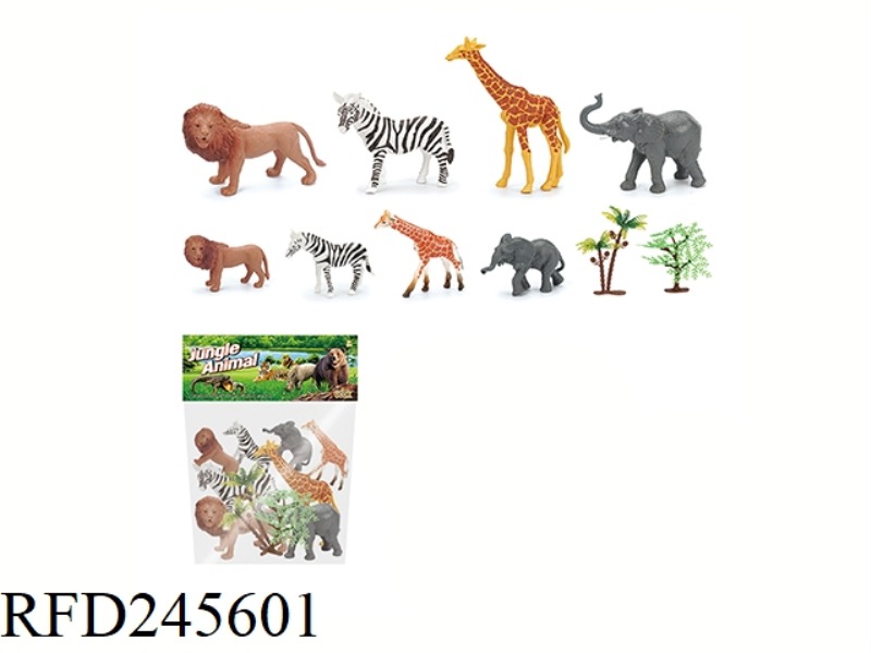 8PCS 4-5 INCH WILD PLUS TREE SET