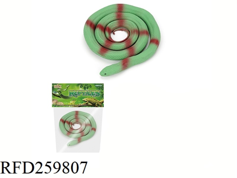 1 GREEN SNAKE SET 86CM