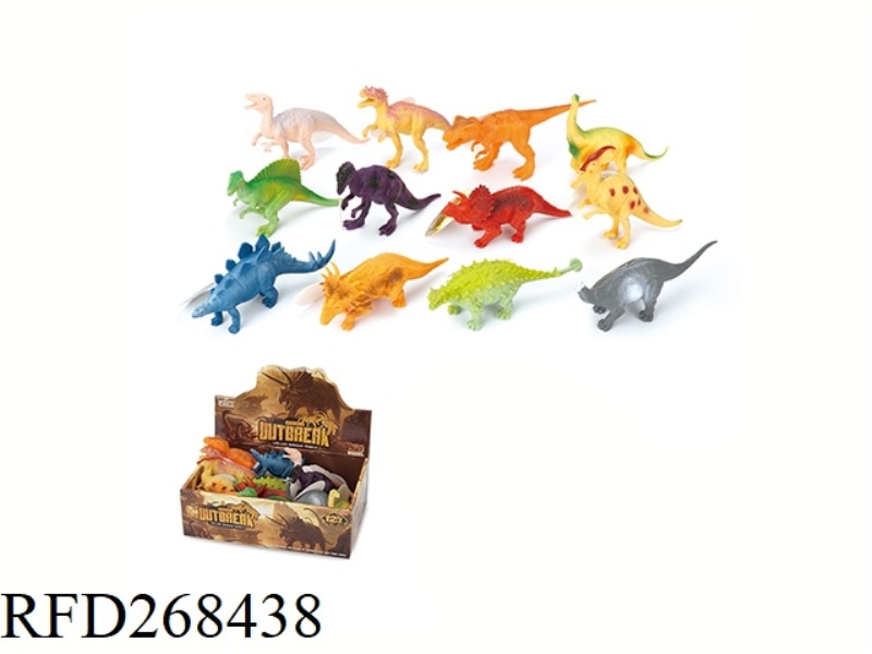 8PCS 5 INCH DINOSAUR SET