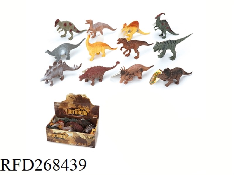 12PCS 5 INCH DINOSAUR SET