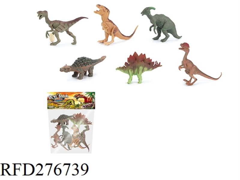 6PCS 5 INCH DINOSAUR SET