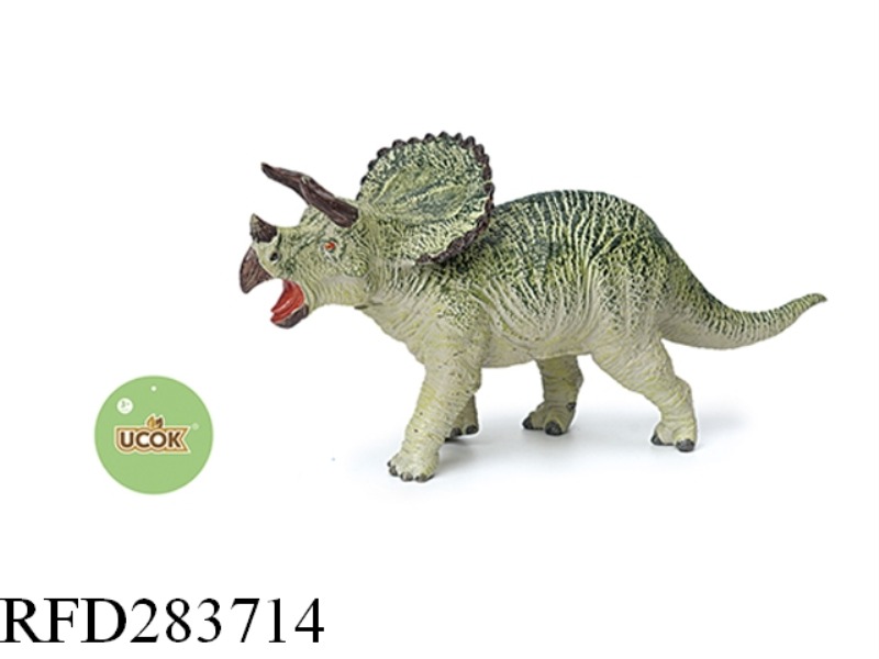 COTTON COATED TRICERATOPS (GREEN)