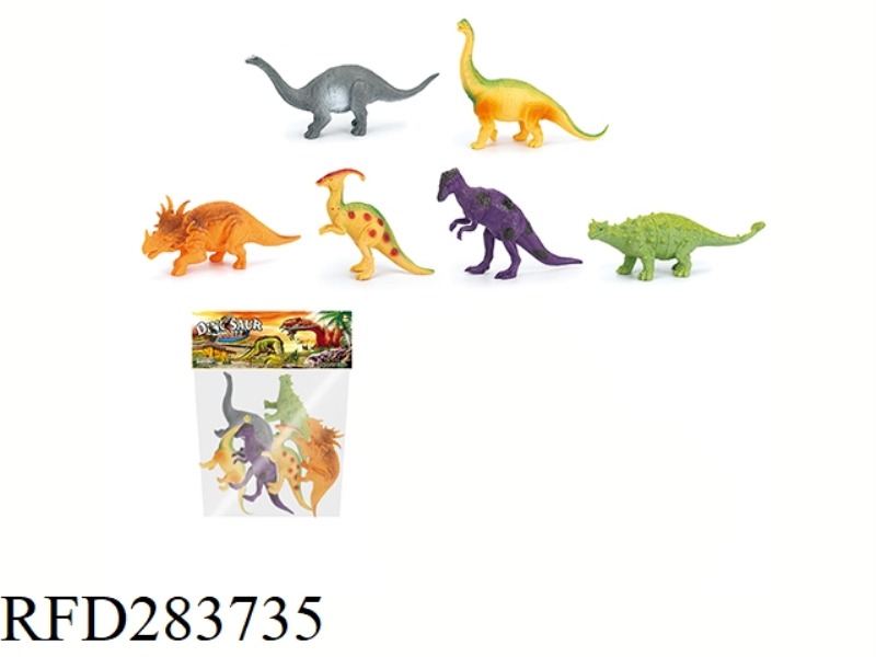 6PCS 5 INCH DINOSAUR SET