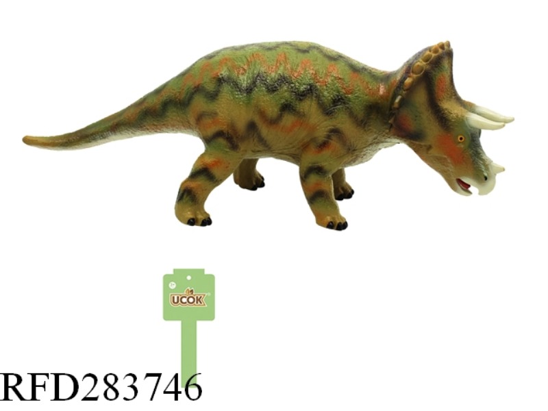 COTTON GREEN TRICERATOPS WITH IC SOUNDING ENAMEL