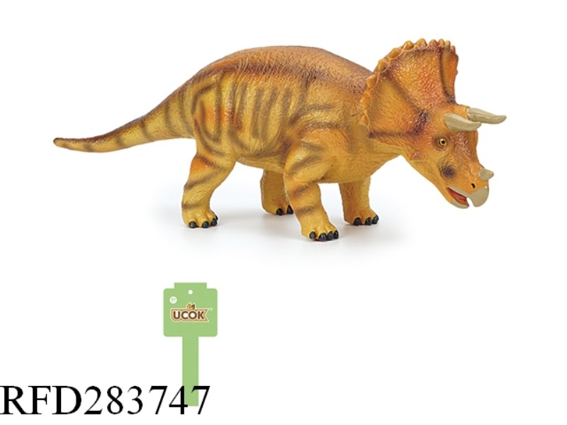 YELLOW TRICERATOPS WITH IC SOUND ENAMEL COTTON