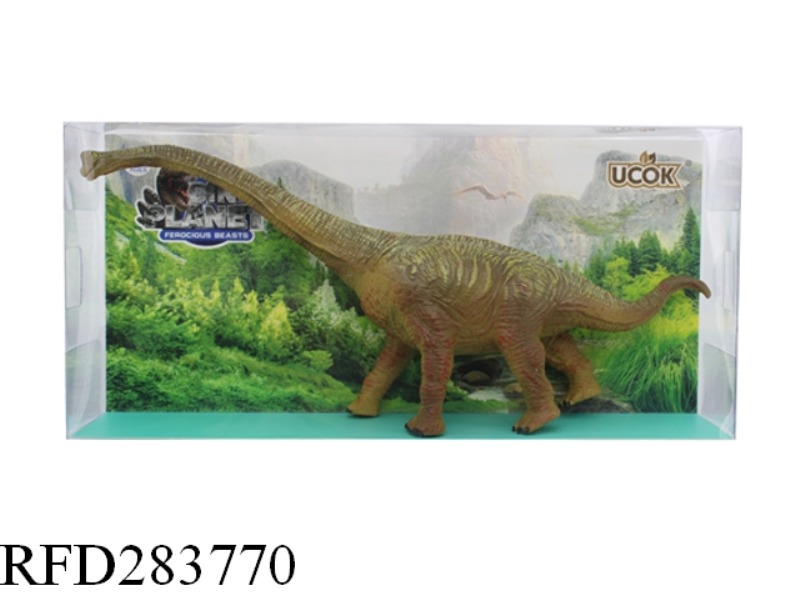 ENAMELED COTTON BRACHIOSAURUS