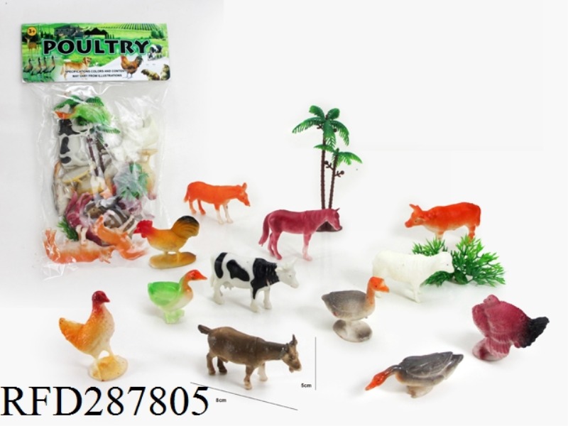 POULTRY ANIMAL 12PCS