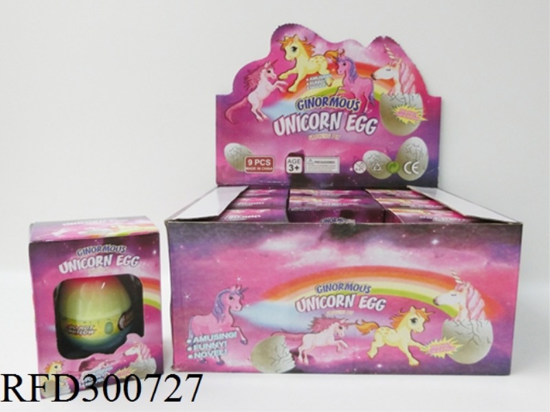 BULGED EGG UNICORN 9PCS
