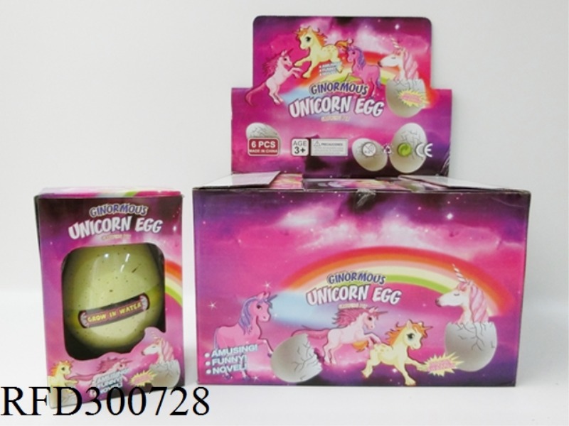 BULGED EGG UNICORN 6PCS