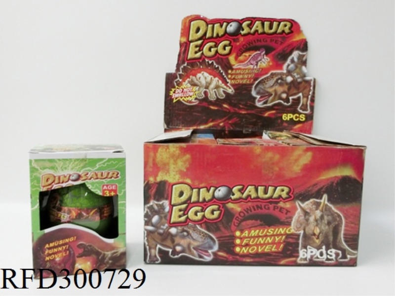 BULGED EGG DINOSAUR 6PCS