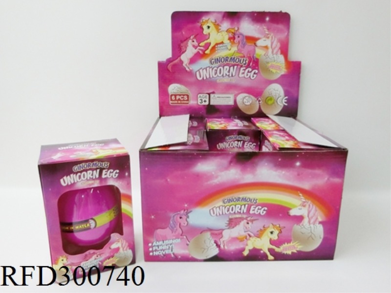 BULGED EGG UNICORN 6PCS