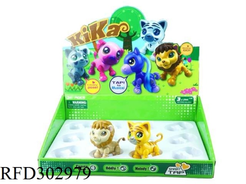 LION+TIGER WITH SOUND 12PCS