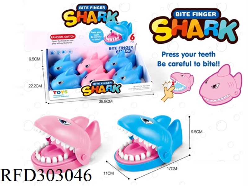 SHARK BITE THE HAND 6PCS