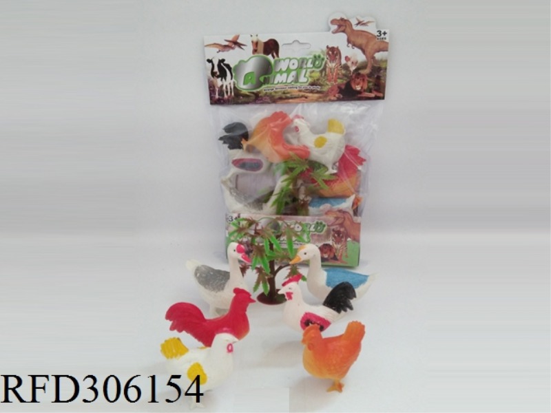 6PCS FARM ANIMALS