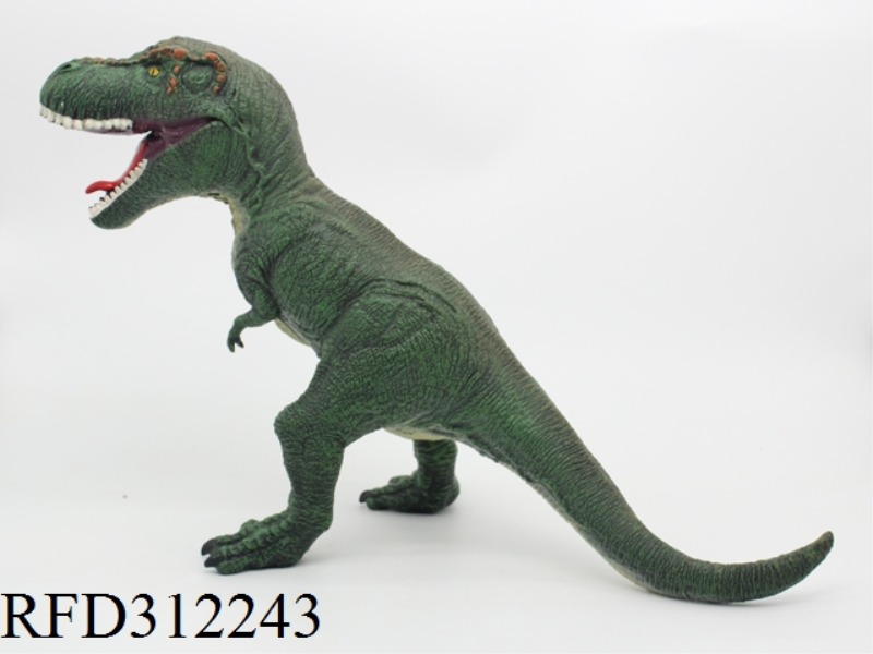 VOCALLY ENAMELLED COTTON STANDING GREEN T-REX