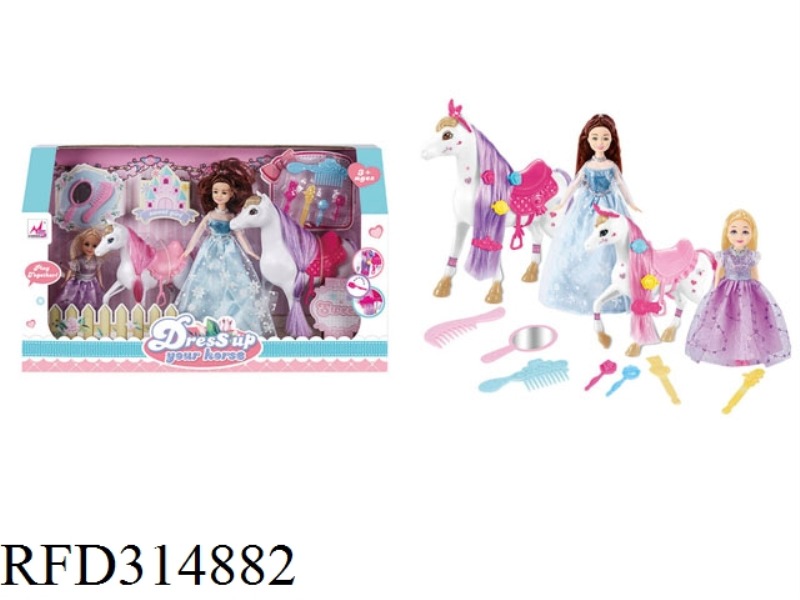 CARTOON STATIC HORSE AND DRESS BARPYRENE
