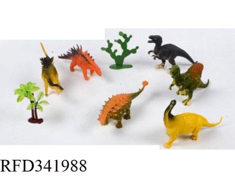 6 PCS SIMULATION DINOSAUR SET (6.5 INCHES)