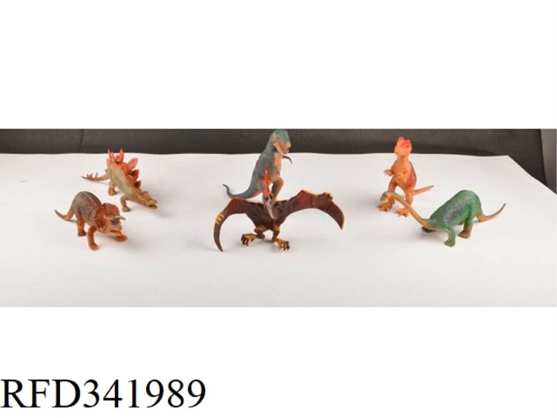 2 SIMULATION DINOSAURS (10 INCHES)