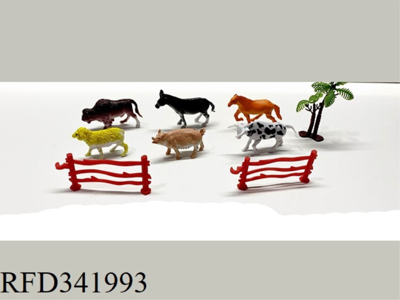 6 SETS OF SIMULATION ANIMAL SETS (4 INCHES)
