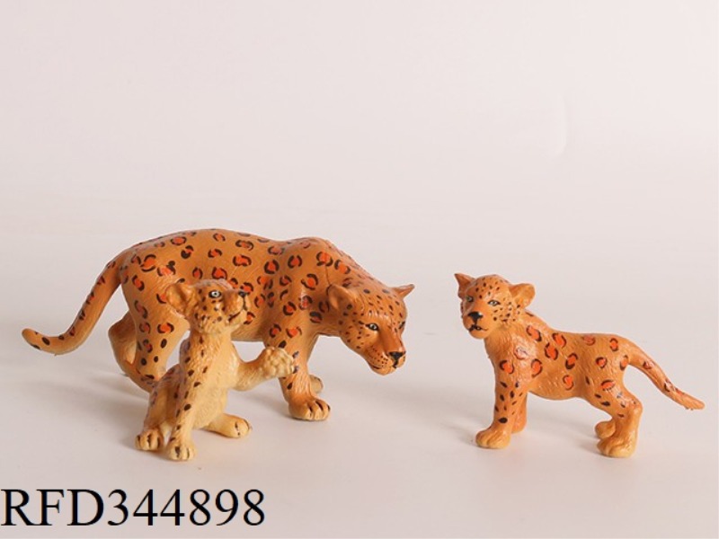 3 PACKS OF HARD RUBBER ANIMALS