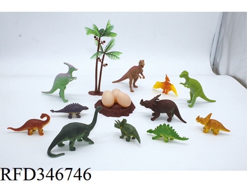 DINOSAUR WORLD SET 16PCS