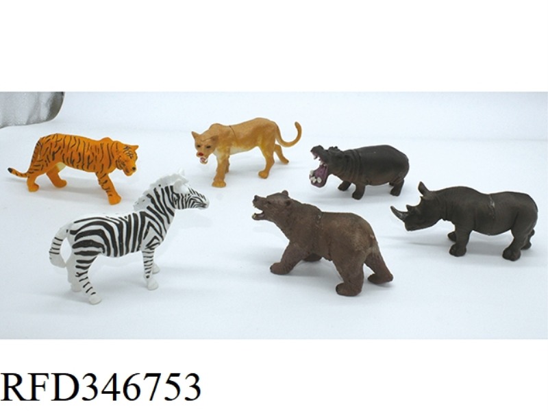 WILD ANIMALS 6PCS