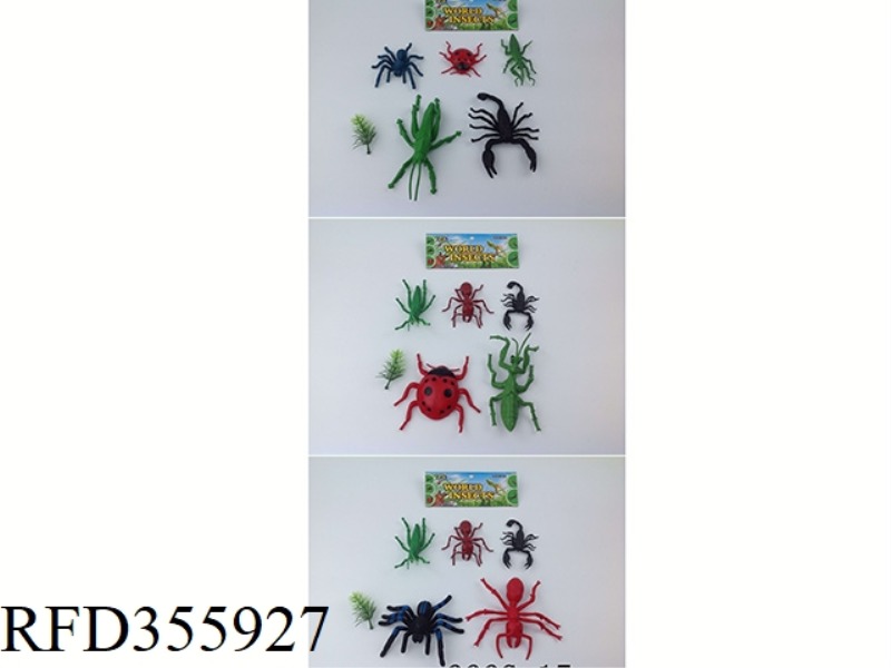 THREE TYPES OF INSECTS