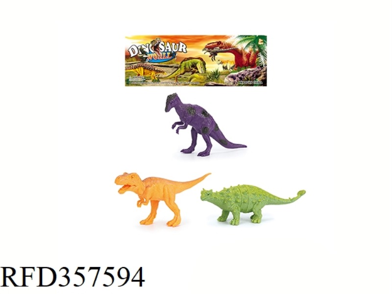 3PCS 5 INCH DINOSAUR SET