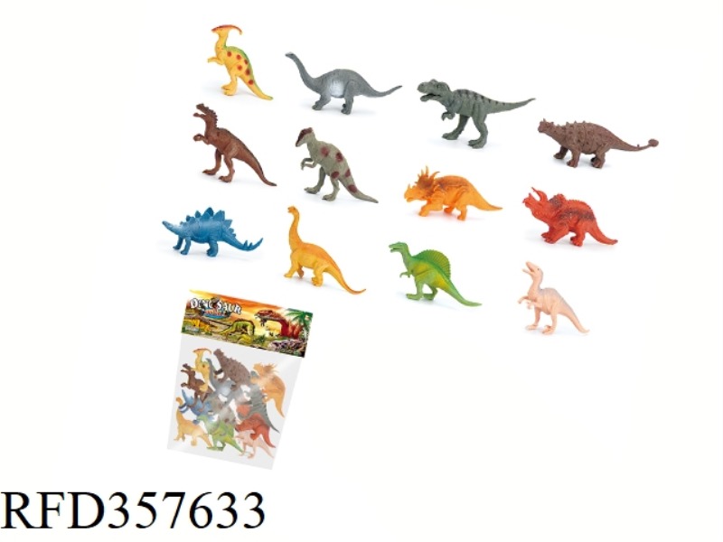 12PCS 5 INCH DINOSAUR SET