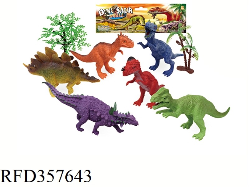 8PCS 5 INCH DINOSAUR SET