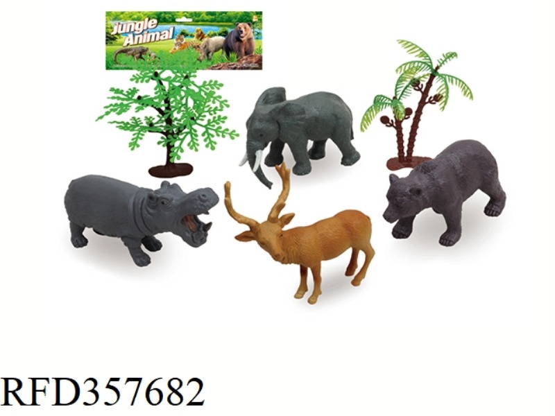 4PCS 6 INCH WILD TREE SET
