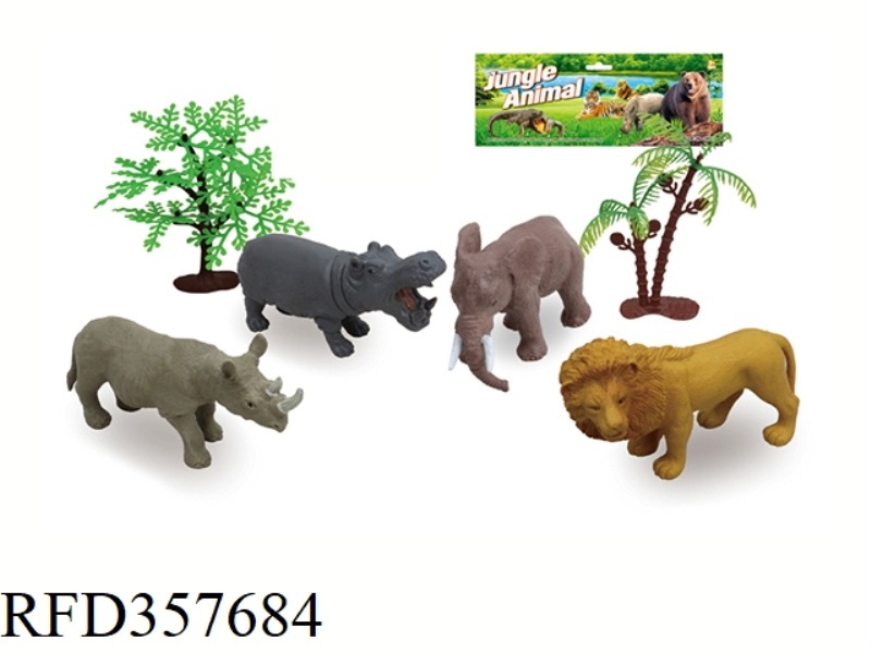 4PCS 6 INCH WILD TREE SET