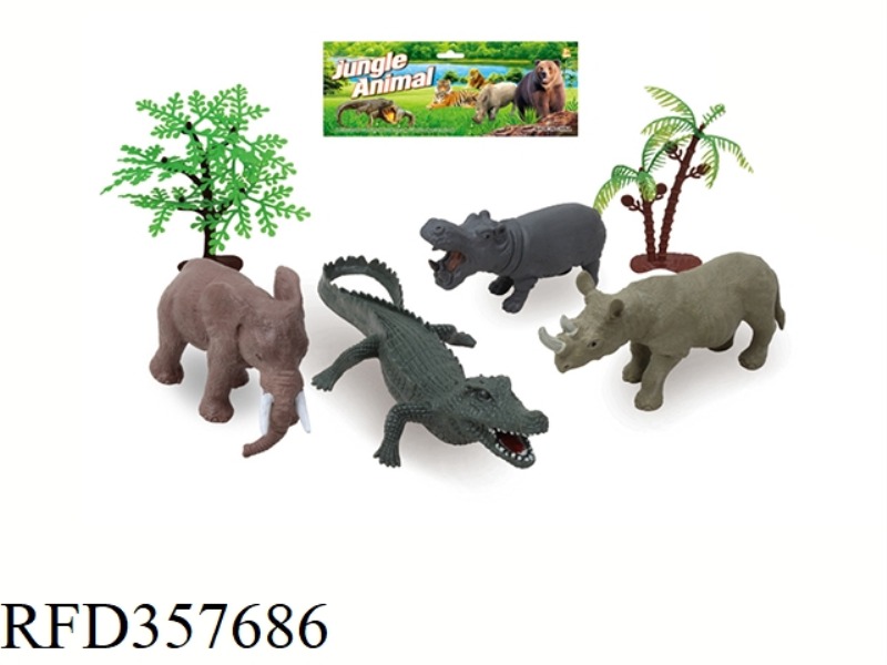 4PCS 6 INCH WILD TREE SET