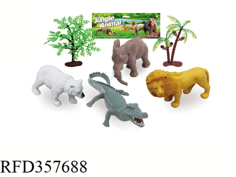4PCS 6 INCH WILD TREE SET