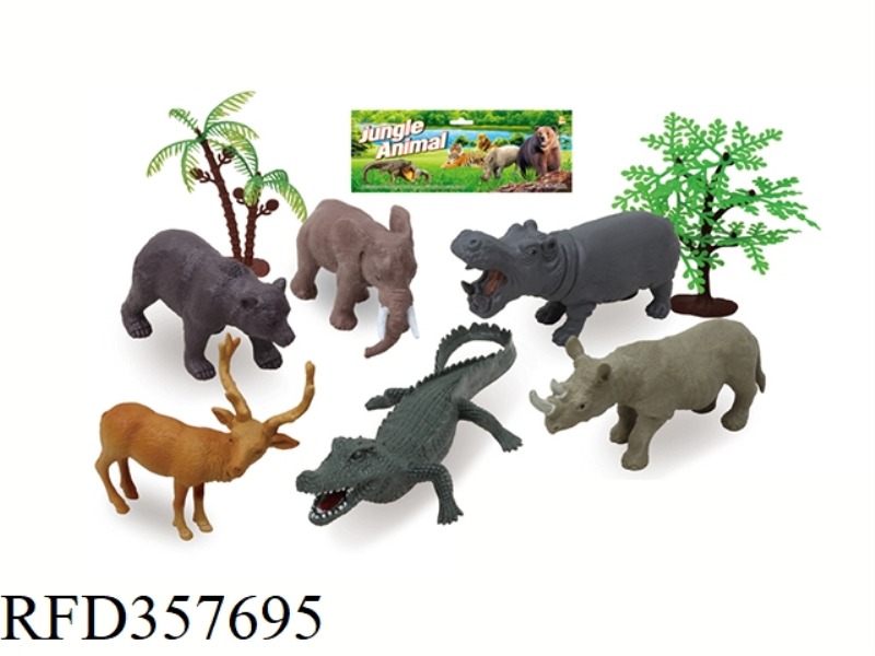 6PCS 6 INCH WILD TREE SET
