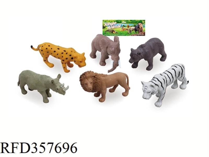 6PCS 6 INCH WILD SET