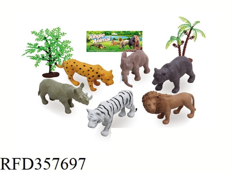 6PCS 6 INCH WILD TREE SET