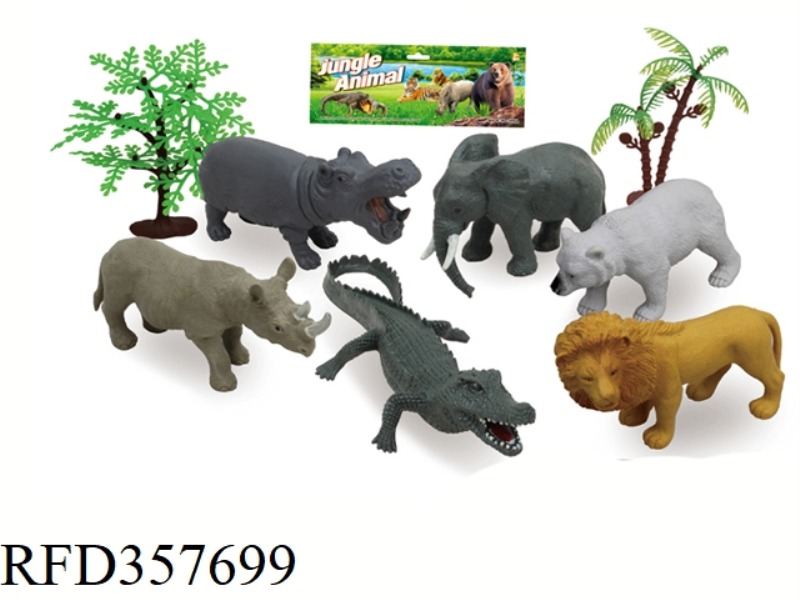 6PCS 6 INCH WILD TREE SET