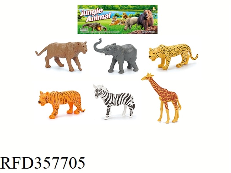 6PCS 6 INCH WILD SET