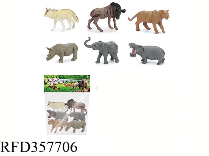 6PCS 6 INCH WILD SET