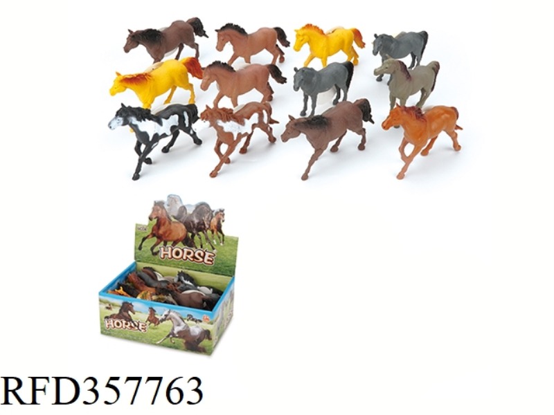 12PCS 5-INCH HORSE BOX